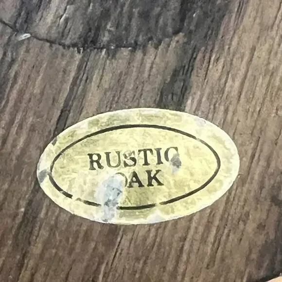 Vintage Rustic Oak Wood Pedestal Bowl 6" Tall Display Decor - Picture 6 of 7